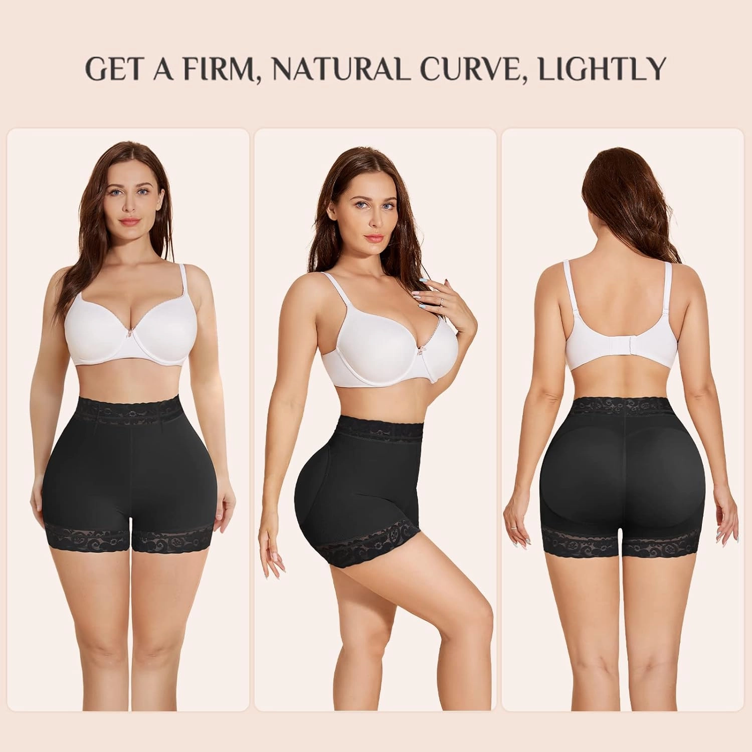 SHAPSHE Butt Lifting Shapewear Body Shaper Shorts Tummy Control Underwear for Women Thigh Slimming Shapewear Panties