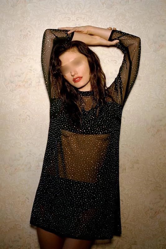 Sheer Mesh Long Sleeve Layering Top for Women Mock Neck Floral Lace Tshirt See Through Tee Shirt Blouse