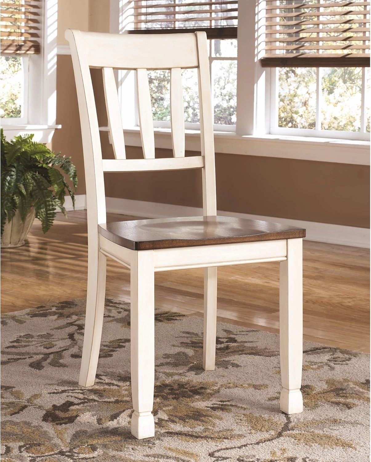 Signature Design by Ashley WhiteOwing Dining Chair, Brown/Cottage White