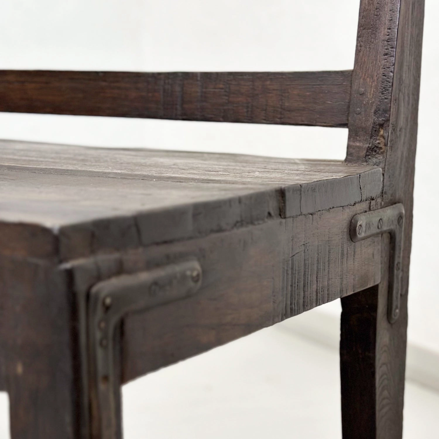 Simple Vintage Teak Bench