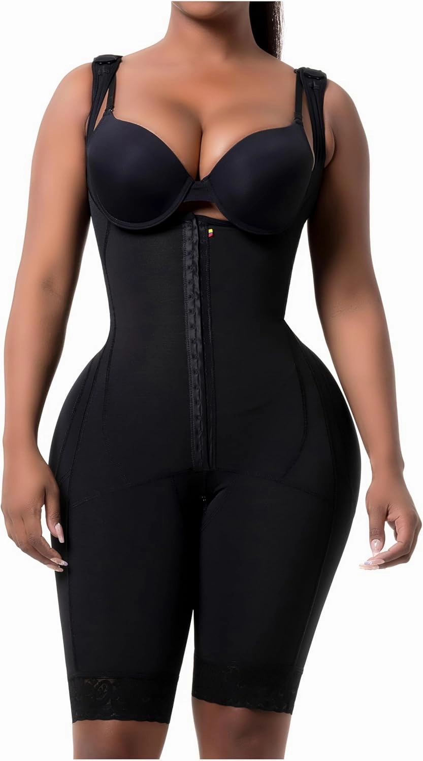 Snatched Body Post Surgery Stage 1 Faja Without Bra | Fajas Colombianas Moldeadoras for BBL |High Compression Faja