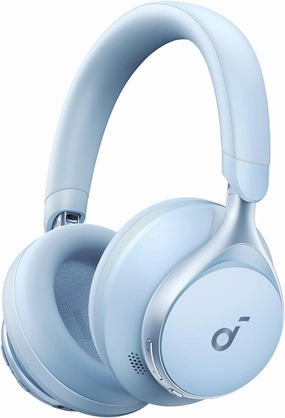 Soundcore by Anker, Space One, Active Noise Cancelling Headphones, 2X Stronger Voice Reduction, 40H ANC Playtime, App Control, LDAC Hi-Res Wireless Audio, Comfortable Fit, Clear Calls, Bluetooth 5.3
