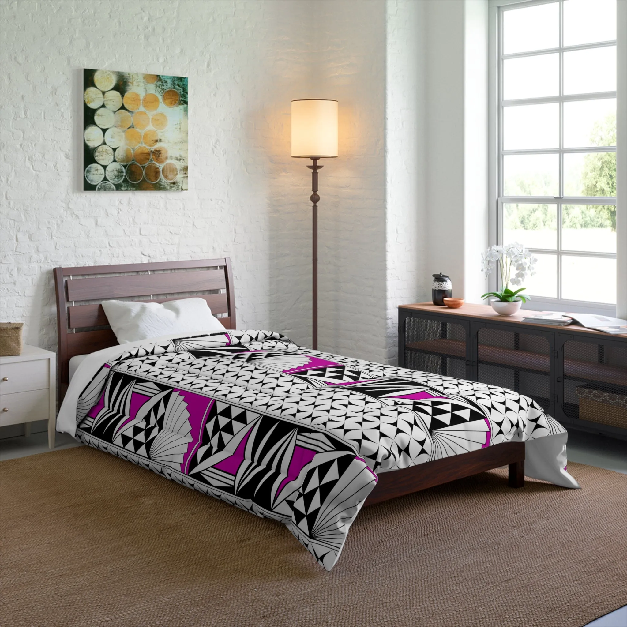Southwest Sunrise in Pink Comforter