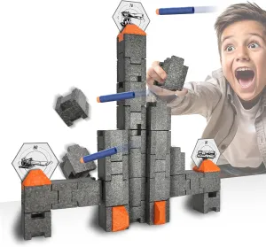 Spaceship Pack - Buildable & Destroyable Targets for Nerf Guns - for Kids Aged 6  - Extreme Target Game & Challenge - Fun Shooting Practice Accessories for Dart Ball Gel Ammo