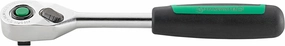 Stahlwille 12111020 QuickRelease Reversible Ratchet No. 435QR N, Fine Tooth, with 80 teeth, Non-slip 2 component handle, Length 194mm, Made in Germany