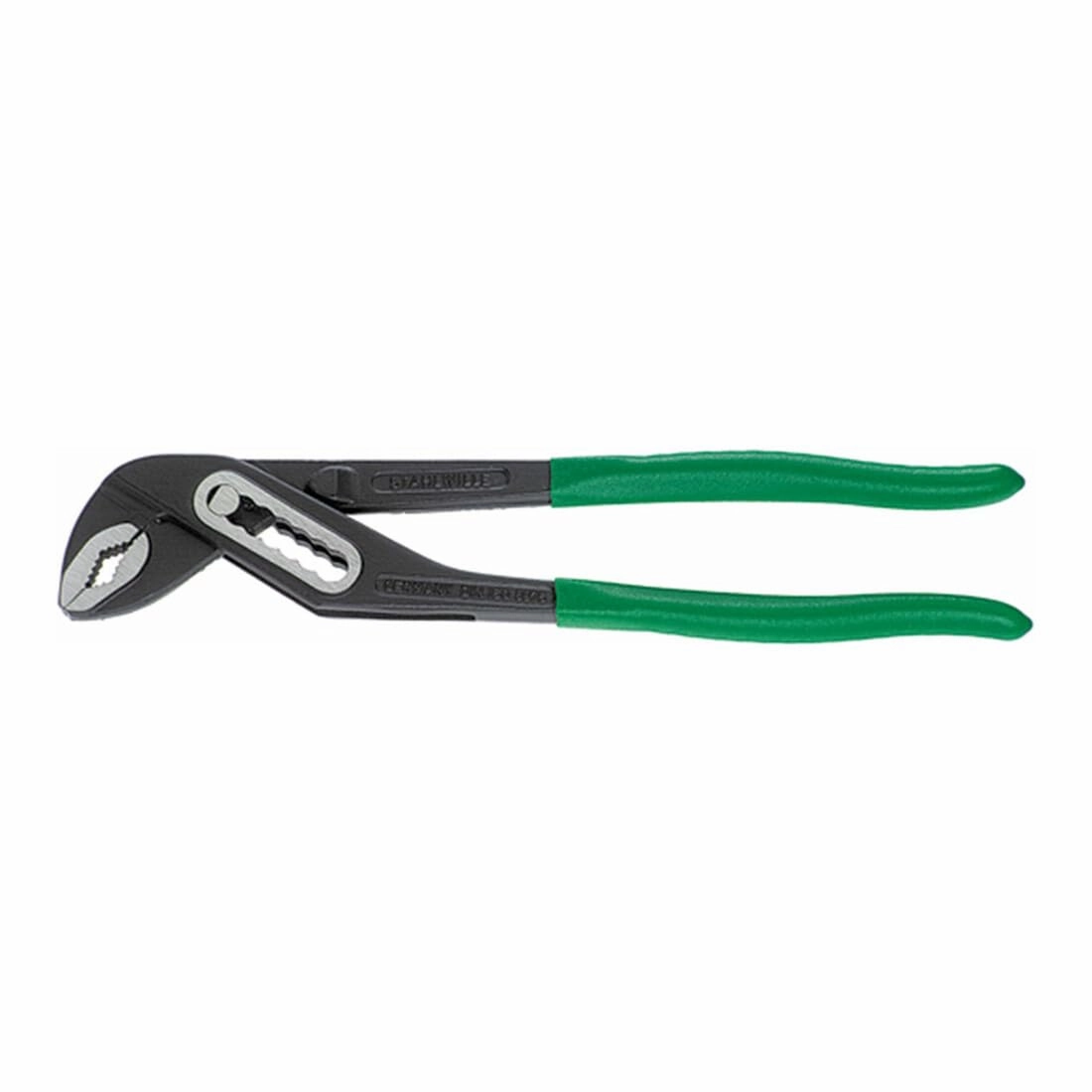 Stahlwille 65516240 Waterpump Pliers, Box Joint, Length 240mm, Max Jaw Opening 34mm, Black Lacquered Head, Box Frame Polished Handle, Dip-Coated with Sure-Grip Surface, Made in Germany