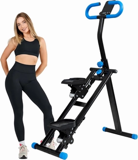 Stair Stepper for Home,Vertical Climber Workout Machine,Stair Stepper with Handlebar for Full-Body Exercise Stair Stepper with Stable Frame Adjustable Handlebar (Blue)