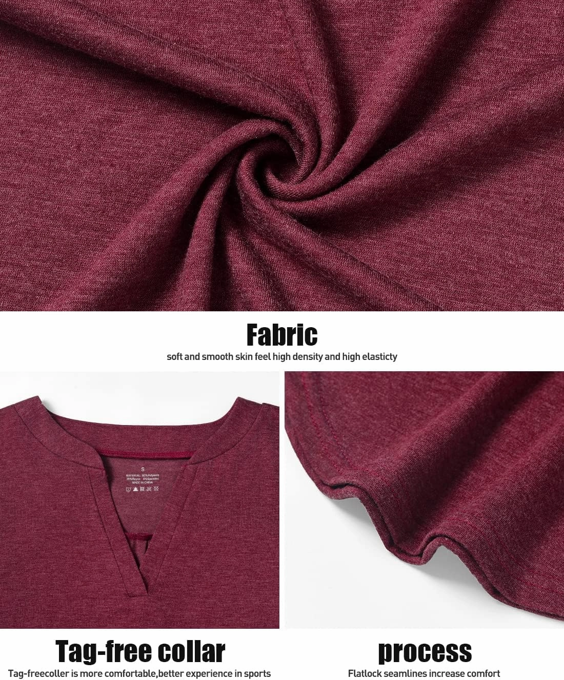Star Vibe 3 Pack Women's V-Neck T-Shirts Short Sleeve Summer Tops Casual Ruffle Sleeve Tee Shirt Slim Fit Blouses