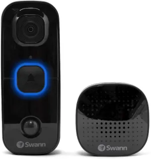 Swann Buddy Video Doorbell, 2 Piece Set
