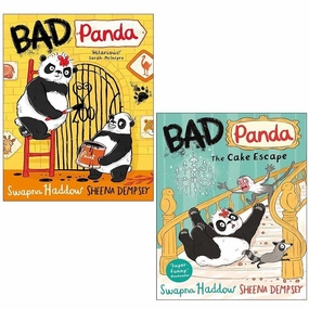 Swapna Haddow Collection 2 Books Set (Bad Panda & Bad Panda The Cake Escape)