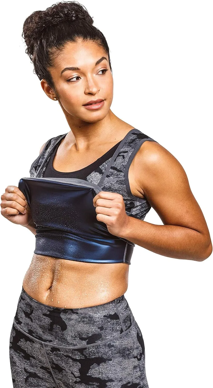 Sweat Shaper Premium Sauna Tank Top for Women, Slimming Sauna Shirt for Workouts