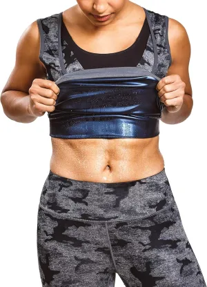 Sweat Shaper Premium Sauna Tank Top for Women, Slimming Sauna Shirt for Workouts
