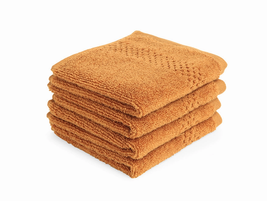 Swift Dry 100% Cotton Face Towel Set (4 Pcs)