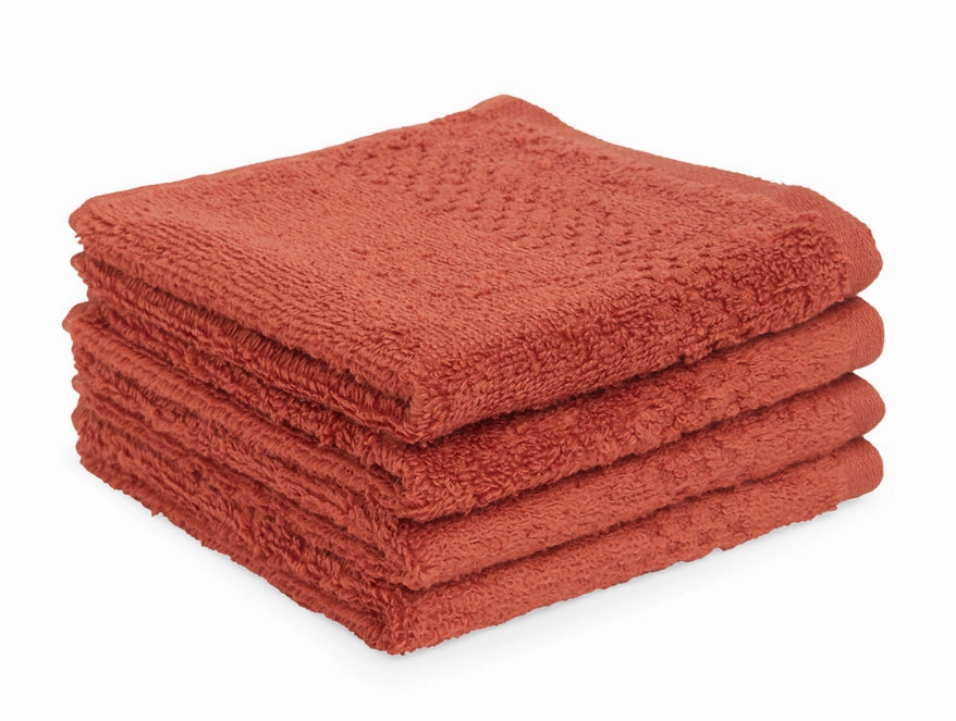 Swift Dry 100% Cotton Face Towel Set (4 Pcs)