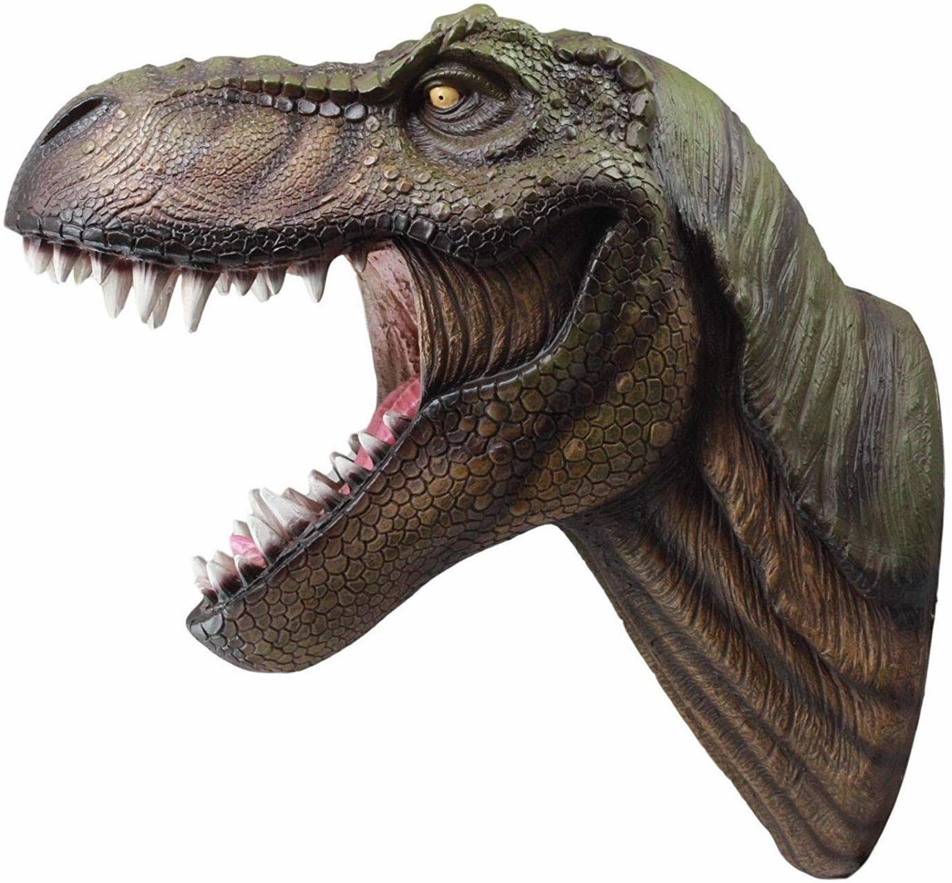 T Rex Wall Mounted Head Statue