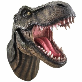 T Rex Wall Mounted Head Statue