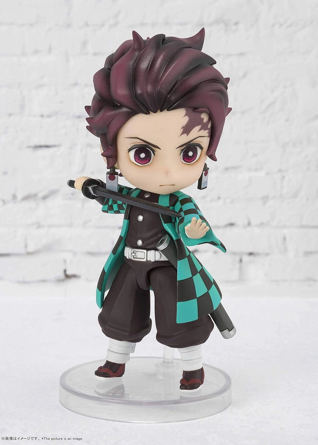 TAMASHII NATIONS - Demon Slayer: Kimetsu no Yaiba - Kamado Tanjiro, Bandai Spirits Figuarts mini Action Figure