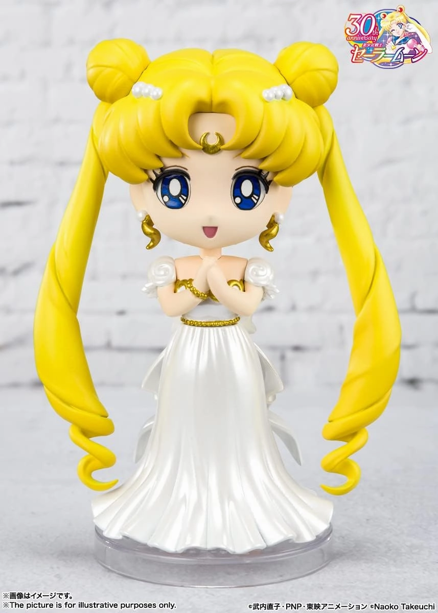TAMASHII NATIONS - Pretty Guardian Sailor Moon - Princess Serenity, Bandai Spirits Figuarts Mini Action Figure