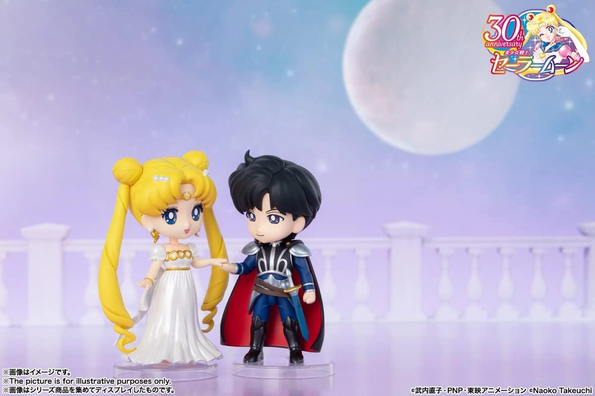TAMASHII NATIONS - Pretty Guardian Sailor Moon - Princess Serenity, Bandai Spirits Figuarts Mini Action Figure