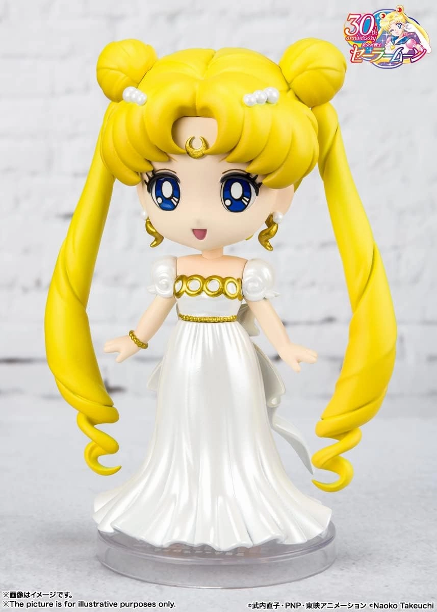 TAMASHII NATIONS - Pretty Guardian Sailor Moon - Princess Serenity, Bandai Spirits Figuarts Mini Action Figure