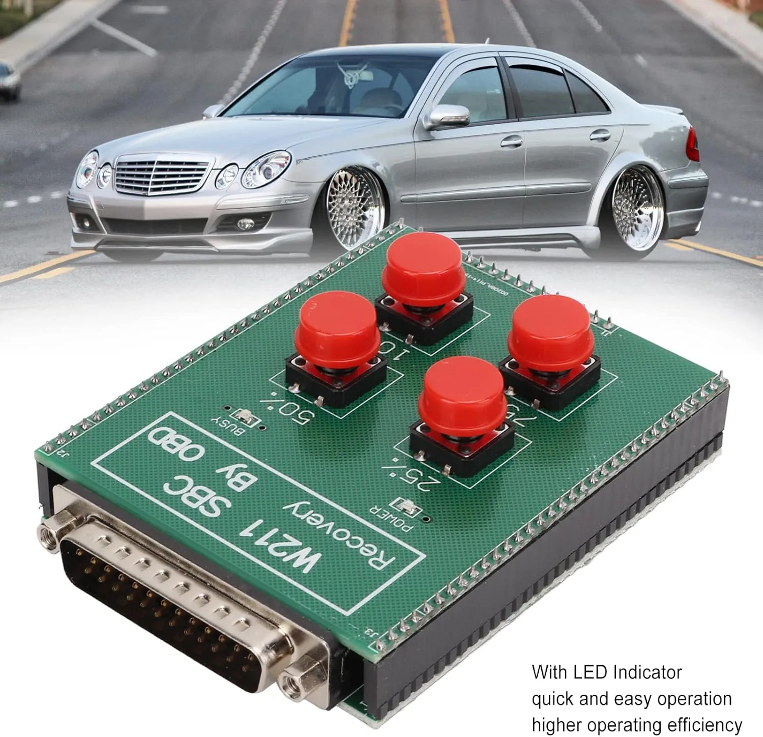 Tbest SBC Code Reader, ABS SBC Reset Tool Repair Code SBC Repair Code Ttool on Board Diagnostic Scanner C249F Replacement for W211 E Class R230 SL Class(Green)