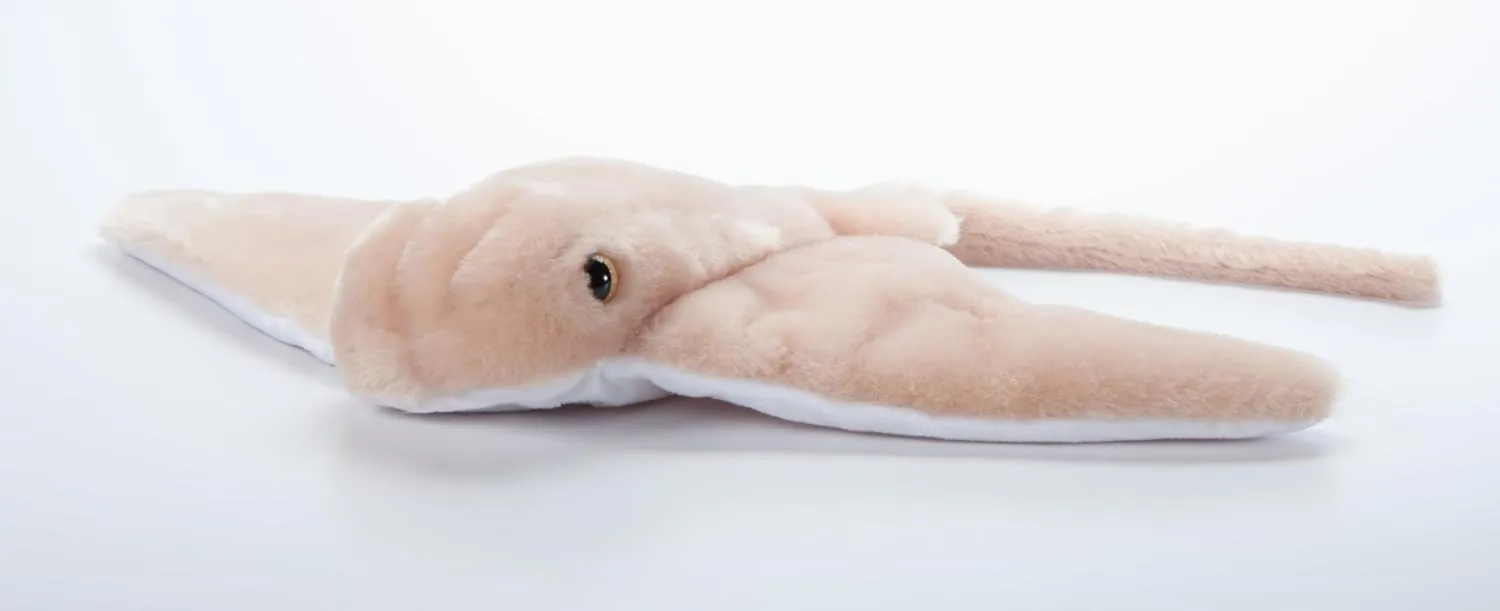 The Petting Zoo Cownose Ray Stuffed Animal Plushie, Gifts for Kids, Wild Onez Sealife Animals, Stingray Plush Toy 24 inches from Tip of Tail to Head