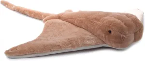 The Petting Zoo Cownose Ray Stuffed Animal Plushie, Gifts for Kids, Wild Onez Sealife Animals, Stingray Plush Toy 42 inches from Tip of Tail to Head