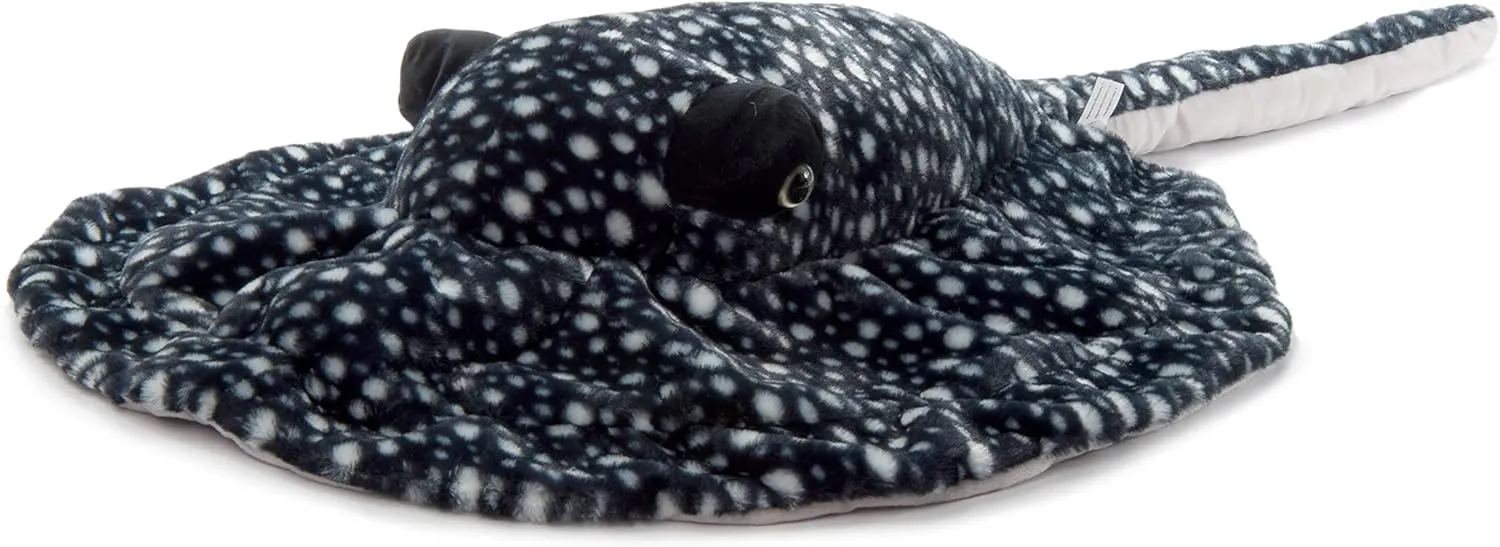 The Petting Zoo Diamond Ray Stuffed Animal Plushie, Gifts for Kids, Wild Onez Ocean Animals, Stingray Plush Toy 42 inches from Tip of Tail to Head