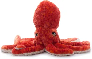 The Petting Zoo Pacific Red Octopus Stuffed Animal Plushie, Gifts for Kids, Wild Onez Sealife Animals, Octopus Plush Toy 14 inches
