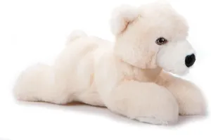 The Petting Zoo Polar Bear Stuffed Animal Plushie, Gifts for Kids, Earth Keeperz Wildlife Animals, Zoologee White Polar Bear Plush Toy, 10 inches