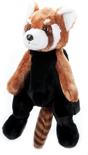 The Petting Zoo Red Panda Stuffed Animal Plushie Backpack, Gifts for Kids, Wildlife Animal Toy, Red Panda Plush Toy Book Bag, 20 inches