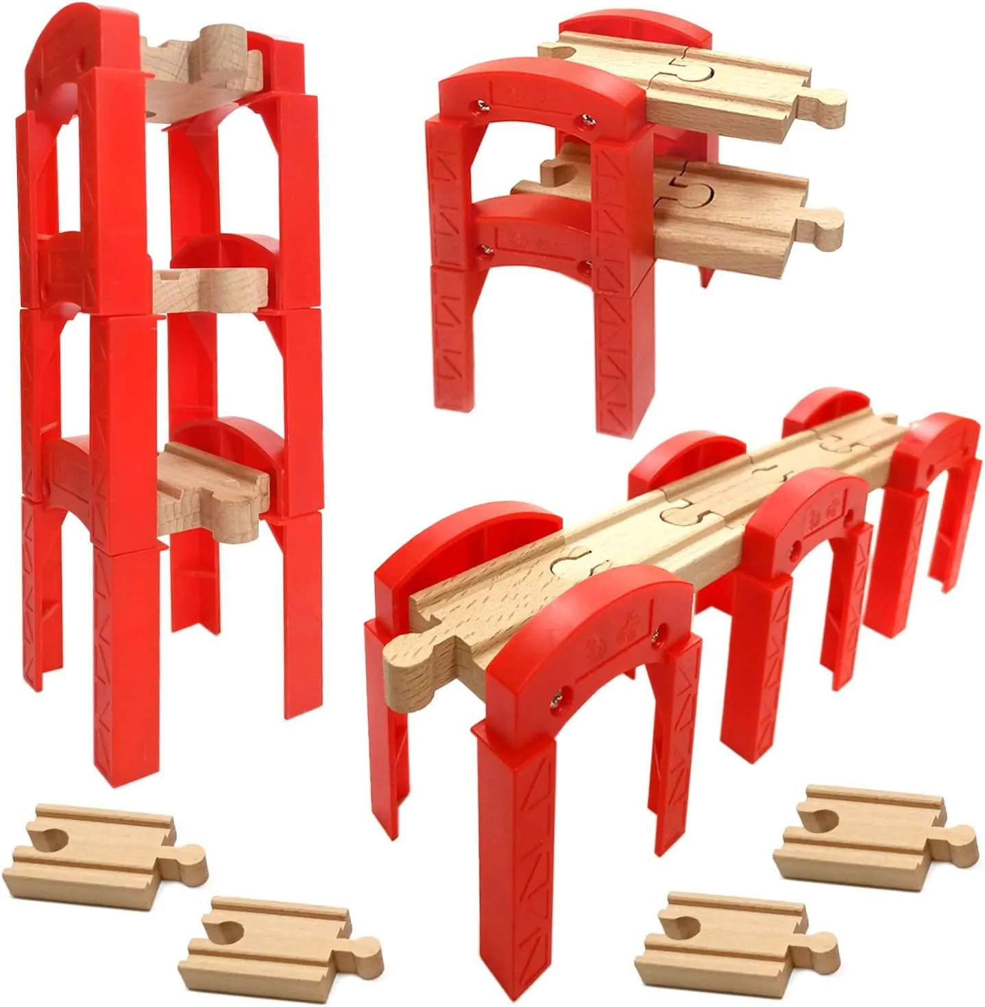 Thomas & Friends Wooden Train Bridges & Track Accessories - Compatible with All Major Brands - For Girls & Boys