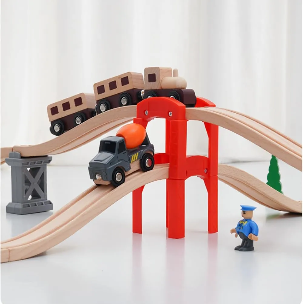 Thomas & Friends Wooden Train Bridges & Track Accessories - Compatible with All Major Brands - For Girls & Boys