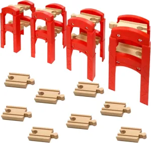 Thomas & Friends Wooden Train Bridges & Track Accessories - Compatible with All Major Brands - For Girls & Boys