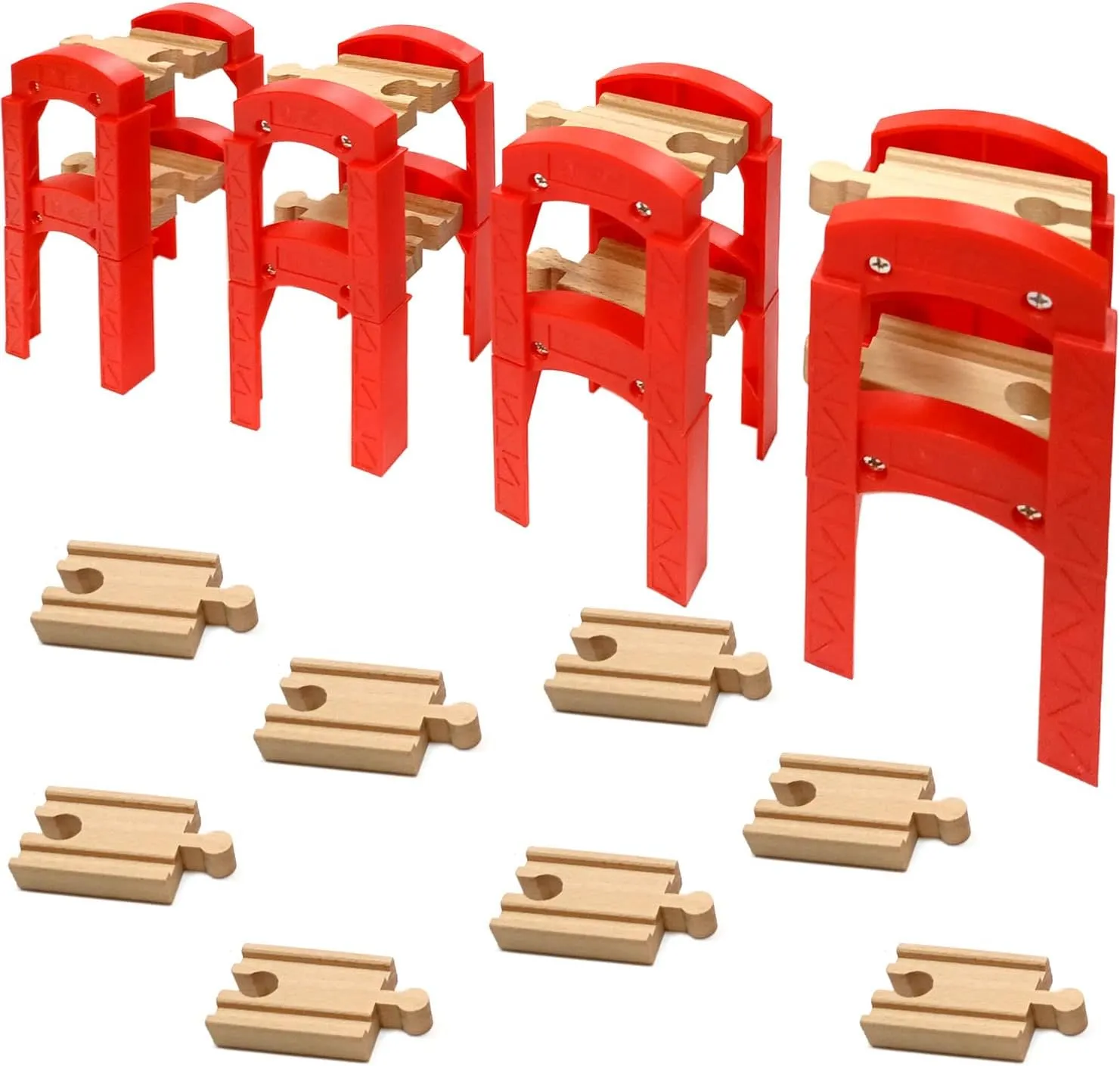 Thomas & Friends Wooden Train Bridges & Track Accessories - Compatible with All Major Brands - For Girls & Boys