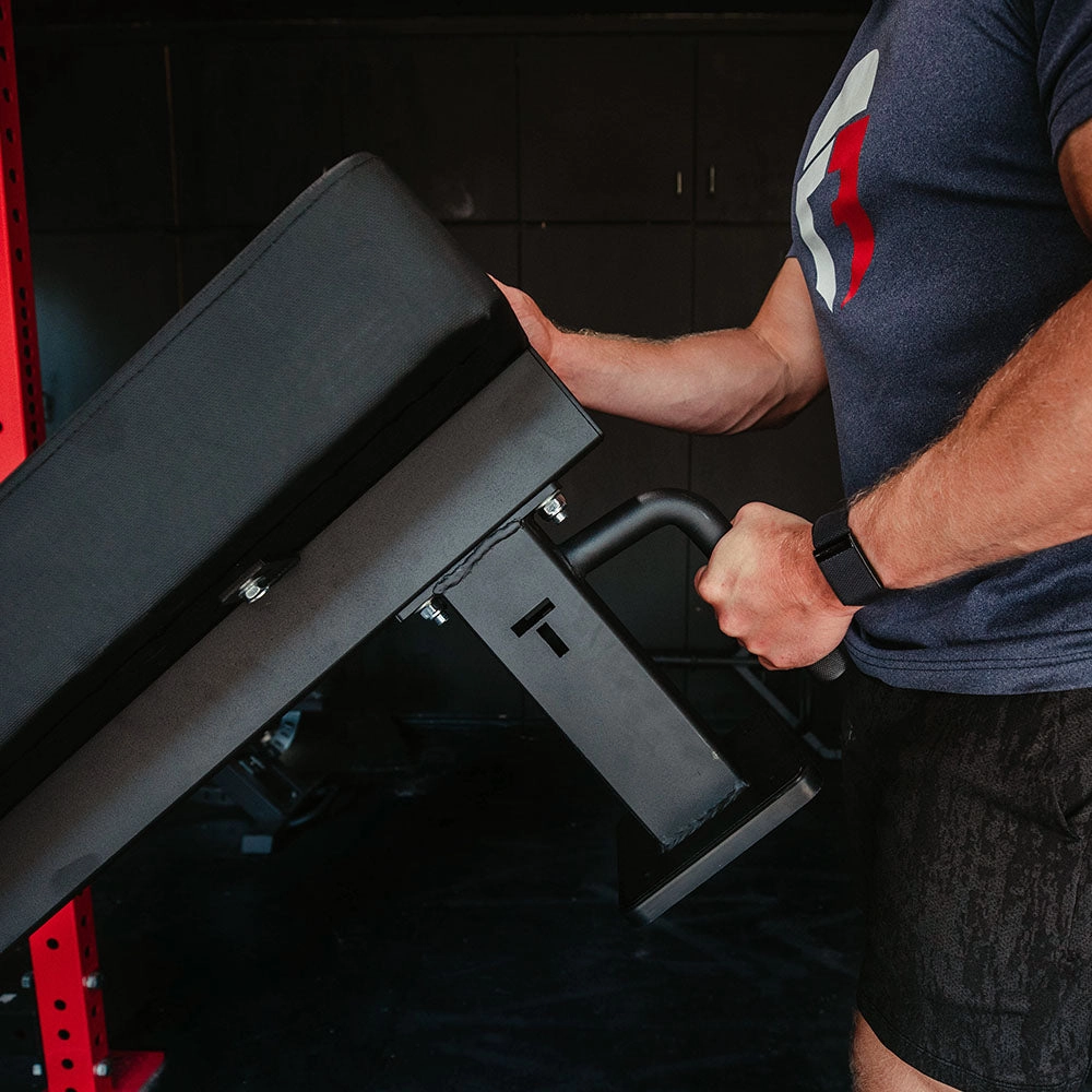 TITAN Series Single Post Flat Bench