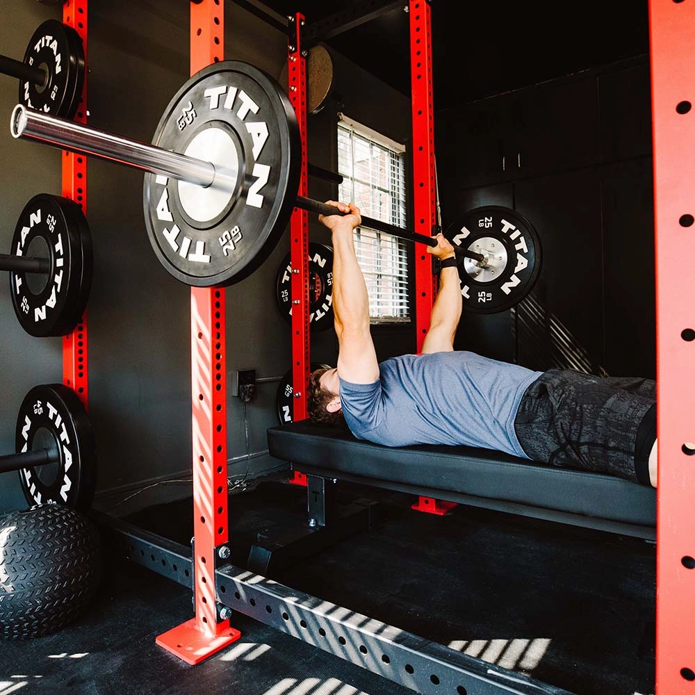 TITAN Series Single Post Flat Bench