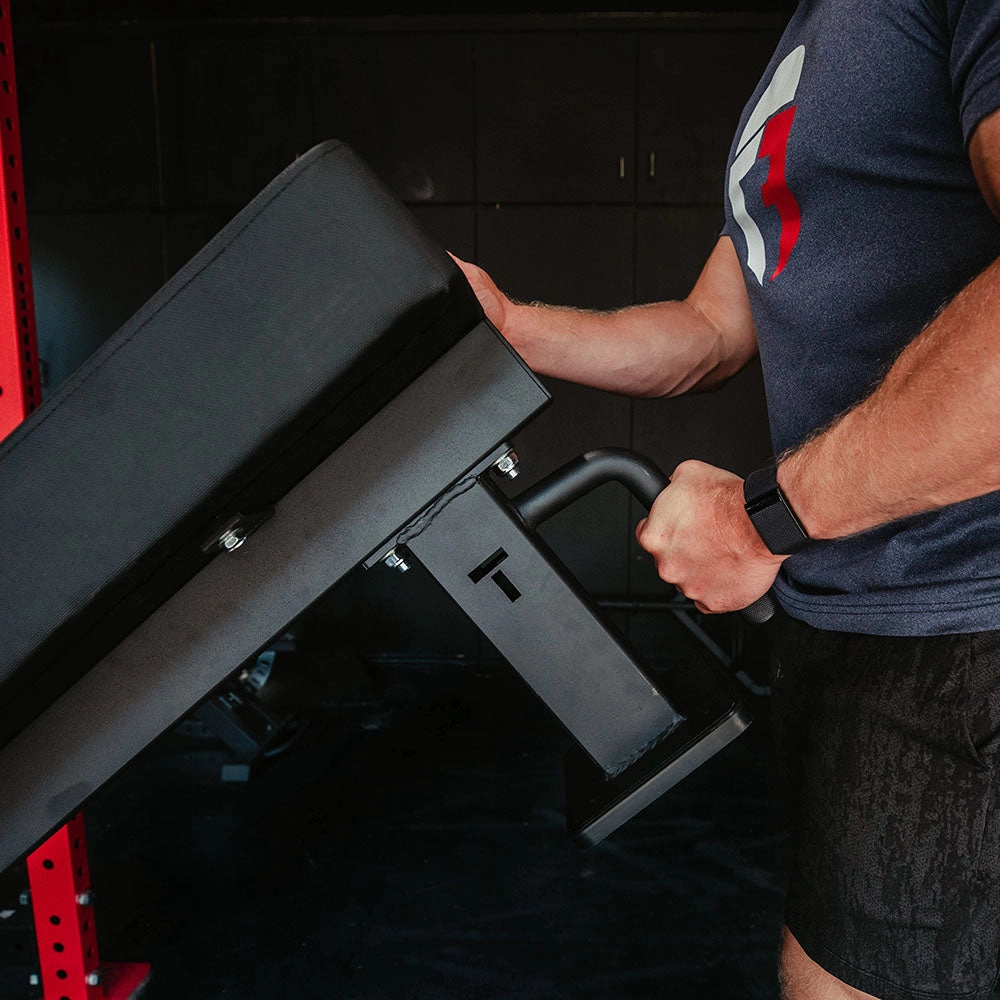 TITAN Series Single Post Flat Bench