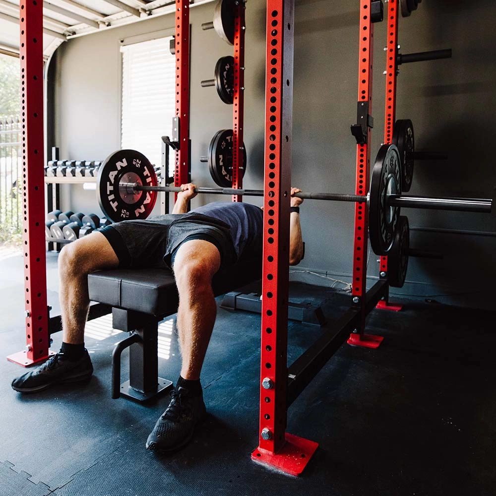TITAN Series Single Post Flat Bench