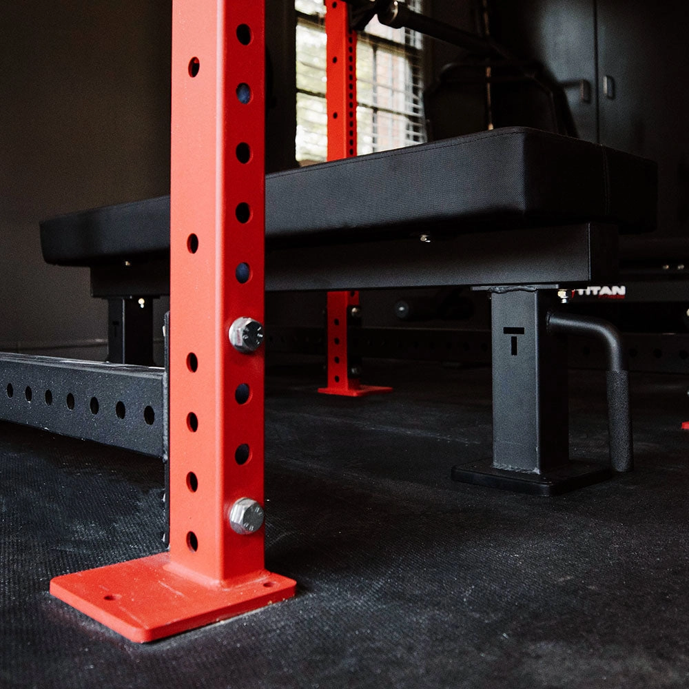 TITAN Series Single Post Flat Bench
