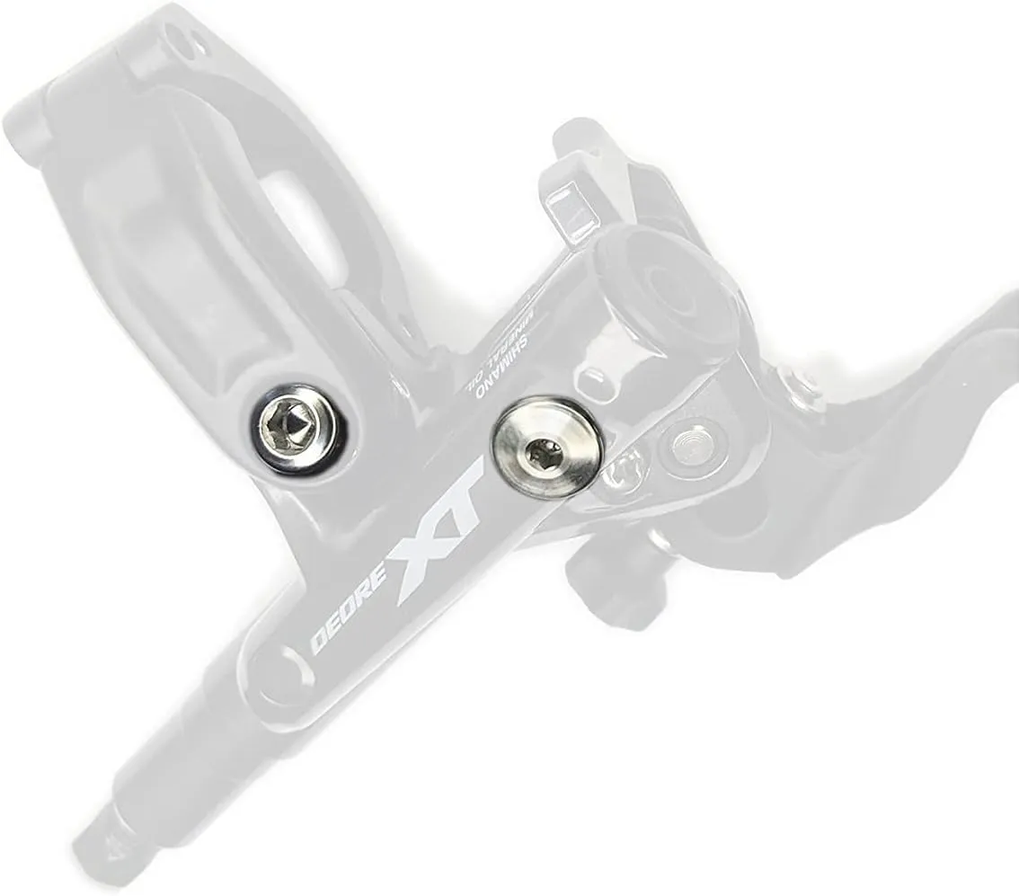 Titanium Brake Hardware Kit | Shimano XTR/XT/SLX/Deore (Natural Ti)