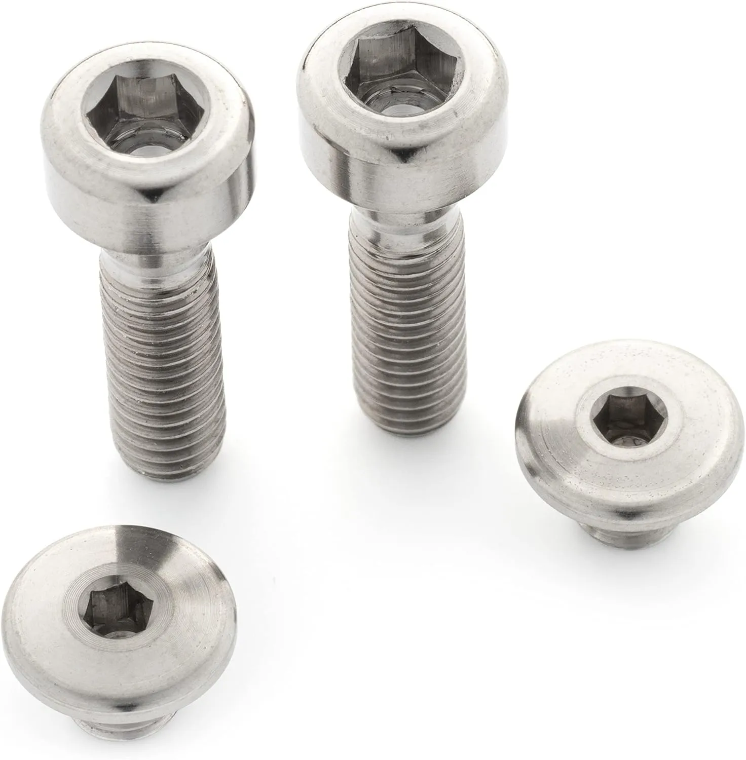 Titanium Brake Hardware Kit | Shimano XTR/XT/SLX/Deore (Natural Ti)