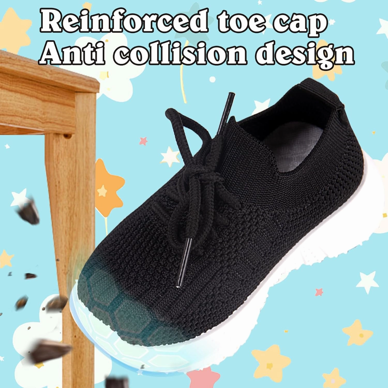 Toddler Baby Girls Boys Tennis White Walking Barefoot Slip on Shoes 18-24 Months Size 5 Wide Toe Box Summer Soft Sole Flexible Dinosaur Cheer Shoes Breathable Outdoor Soccer Rubber Sneakers