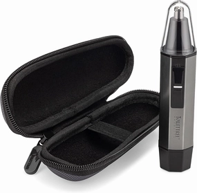 ToiletTree Products Water Resistant Heavy Duty Steel Nose Trimmer with LED Light and Travel Case