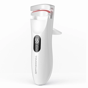 TOUCHBeauty Heated Eyelash Curler,Rechargeable Electric Eyelash Curler with LED Display,3-Level Adjustable Temperature,Rechargeable Natural Curling 24H Long Lasting for Women AG-2316