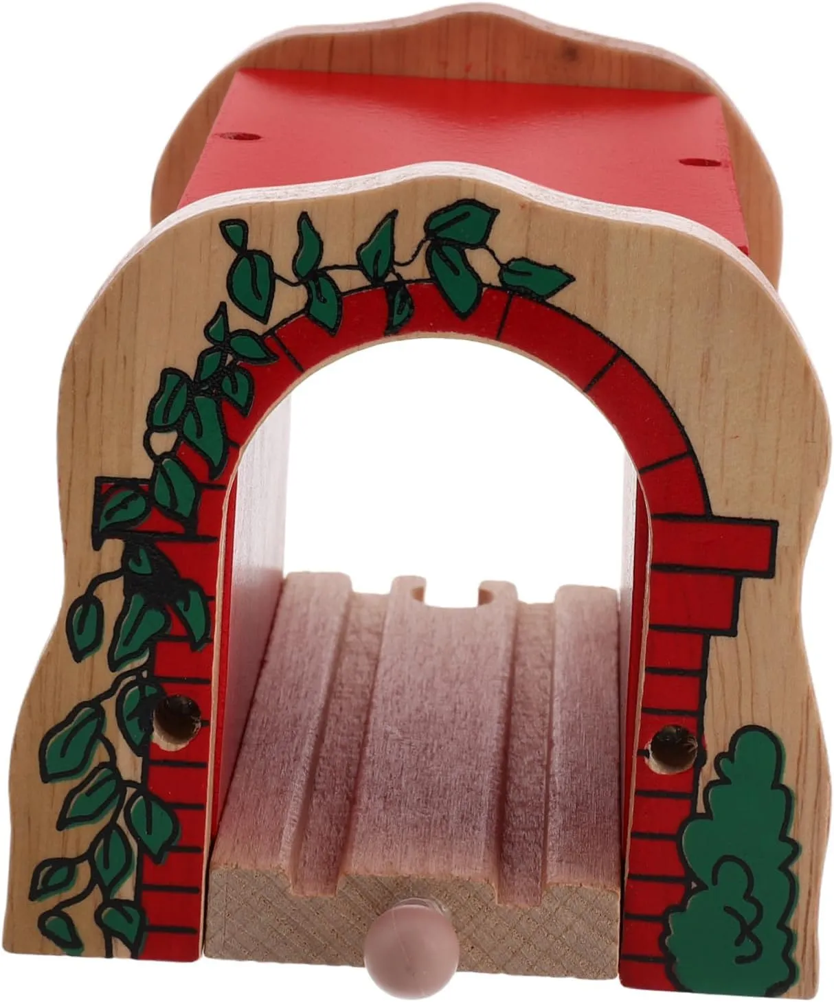 Toy Train Tunnel Wooden Track Accessories Expandable Railroad Track Set Boys and Girls Imaginative Playset