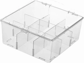 Toy Cars Display Case Cover Showcase with Lid for Miniatures, Mini Figure, Action Figurines