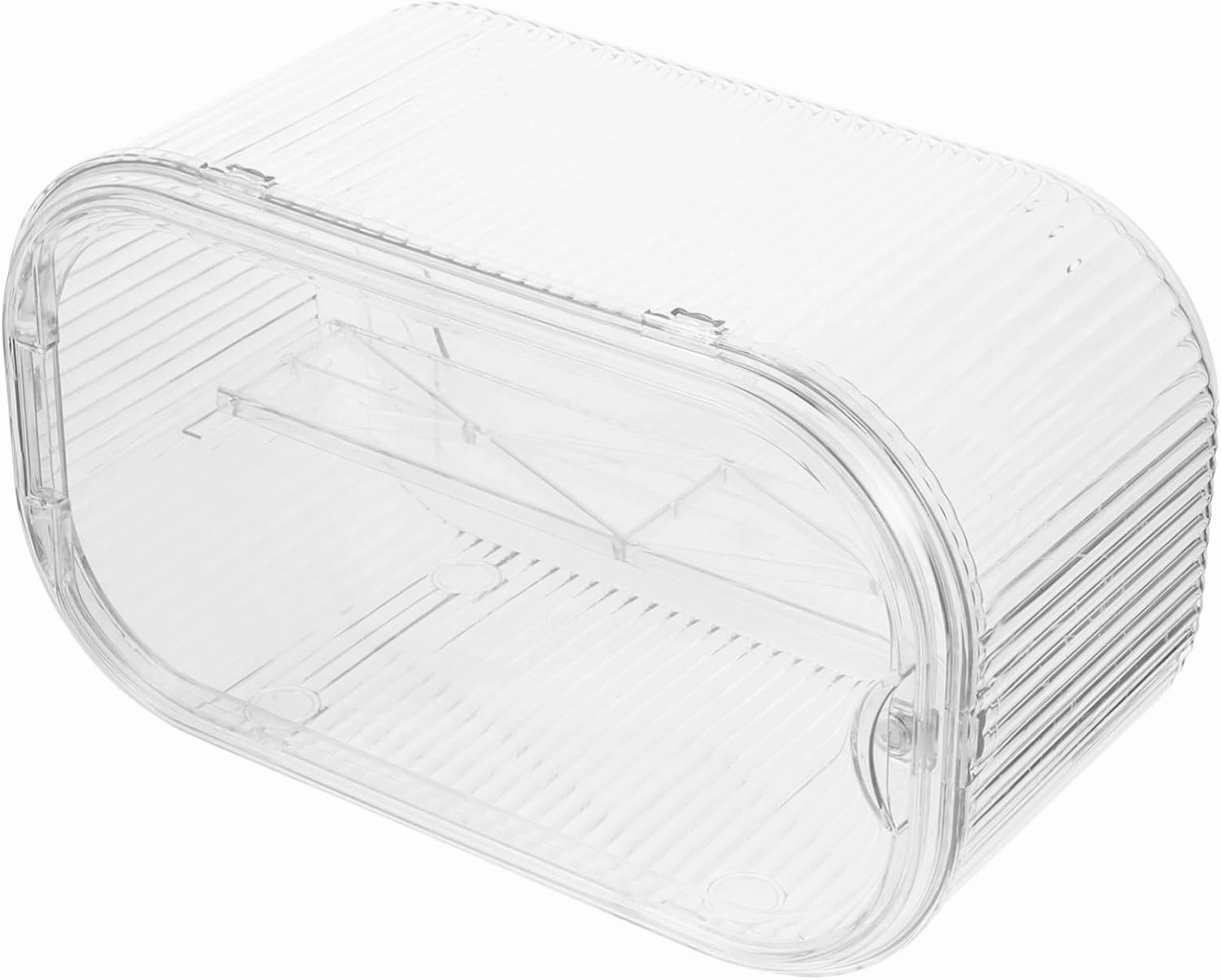 Toyvian Small Action Figure Storage Box High Transparent Showcase Display Case for Dolls Collectibles for Organizing Protecting Models Countertops Desktop Display Unit