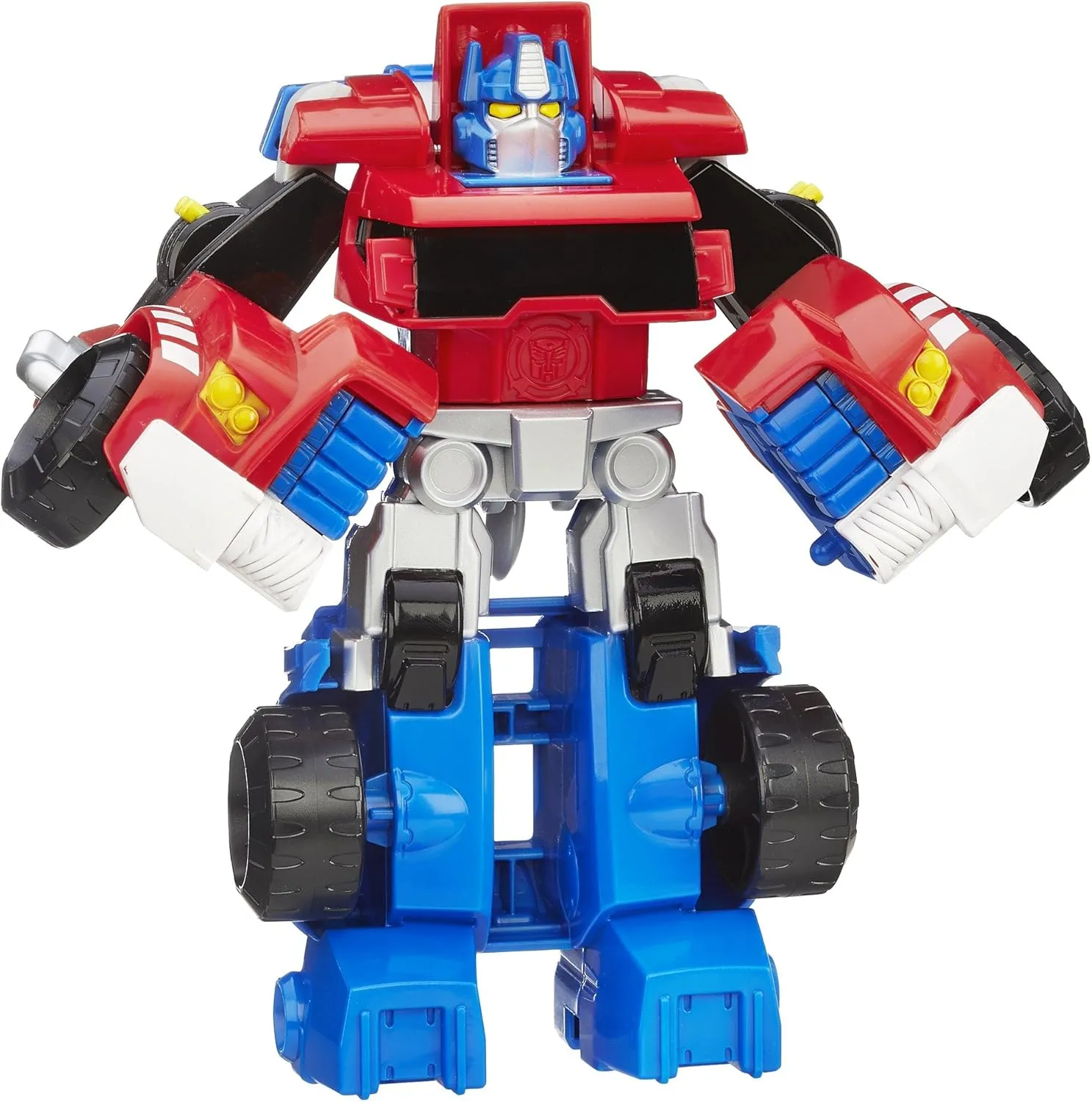 Transformers Playskool Heroes Rescue Bots Optimus Prime, 4.5-Inch Action Figure, Kids Converting Robot Toy, Ages 3  (Amazon Exclusive)