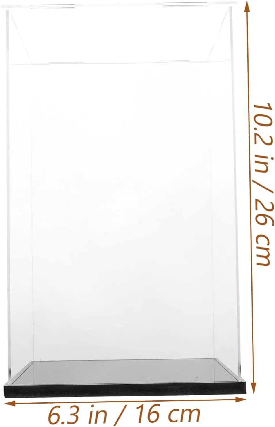 Transparent Acrylic Doll Display Case Exhibition Collection Box for Figurines Models Sturdy Versatile Storage Organize Showcase Your Treasures